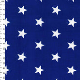 Rose & Hubble White Stars Collection, 100 % Baumwollstoff, Blau, Grau